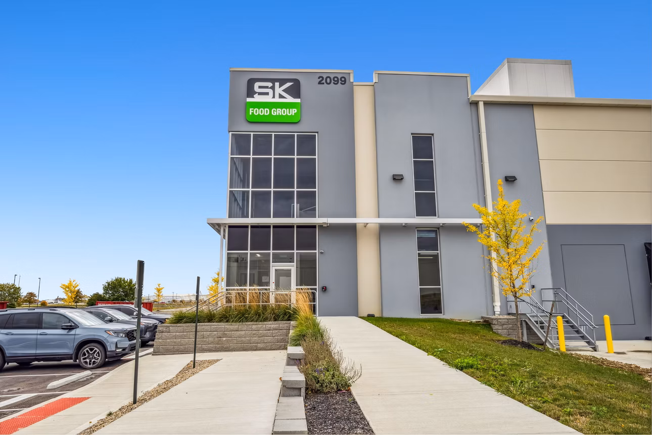 Rickenbacker Cold Storage Logistics Center Exterior Entrance