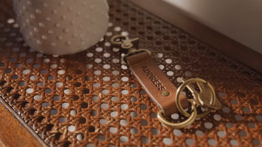 Image of keys on Address keychain