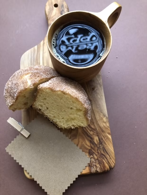 Bake Me Happy coffee and pastry